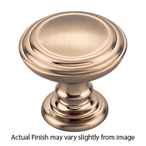 TK321HB - Reeded Collection - 1.5" Cabinet Knob - Honey Bronze