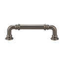 TK322AG - Reeded Collection - 3.75" Cabinet Pull - Ash Gray
