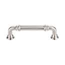TK322BSN - Reeded Collection - 3.75" Cabinet Pull - Satin Nickel