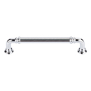 TK323PC - Reeded Collection - 5" Cabinet Pull - Polished Chrome