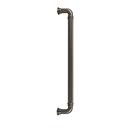 TK327AG - Reeded Collection - 12" Appliance Pull - Ash Gray