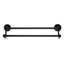 ED7ORBF - Rope (Edwardian) - 18" Double Towel Bar - Oil Rubbed Bronze