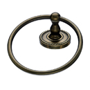 ED5GBZF - Rope (Edwardian) - Towel Ring - German Bronze