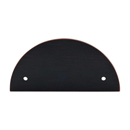 TK54TB - Rail - 3.5" Half Circle Pull Backplate - Tuscan Bronze