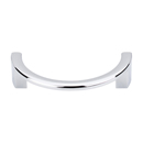 TK53PC - Rail - 3.5" Half Circle Open Pull - Polished Chrome