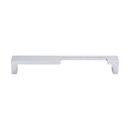 TK260 PC - Modern Metro Notch - 7" Left Cabinet Pull - Polished Chrome