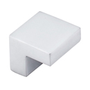 M1874 ALU - Modern Metro - 1" Square Knob - Aluminum