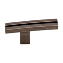 TK82GBZ - Rail - 2 5/8" Inset Knob - German Bronze