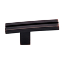 TK82TB - Rail - 2 5/8" Inset Knob - Tuscan Bronze