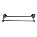 ED7APD - Smooth - 18" Double Towel Bar - Antique Pewter