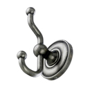 ED2APD - Smooth - Double Hook - Antique Pewter