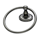 ED5APD - Smooth - Towel Ring - Antique Pewter