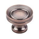 M297 AC - Somerset - 1.25" Button Faced Knob - Antique Copper