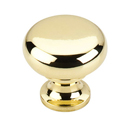 M269 PB - Somerset - 1.25" Flat Faced Knob - Polished Brass