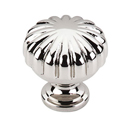 M1319 PN - Somerset - 1.25" Melon Knob - Polished Nickel