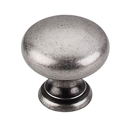 M286 PTA - Somerset - 1.25" Mushroom Knob - Pewter Antique