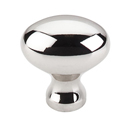 M1305 PN - Somerset - 1.25" Oval Knob - Polished Nickel