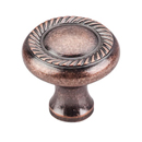 M332 AC - Somerset - 1.25" Swirl Cut Knob - Antique Copper