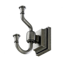 STK2AP - Stratton - Double Hook - Antique Pewter