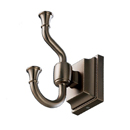 STK2BB - Stratton - Double Hook - Brushed Bronze
