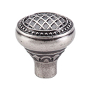 TK173PTA - Trevi Fountain - 1 5/16" Round Cabinet Knob - Pewter Antique