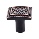 TK174TB - Trevi Fountain - 1.25" Square Cabinet Knob - Tuscan Bronze