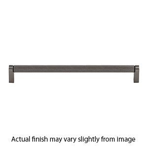 M2620 AG - Amwell - 15" Knurled Bar Pull - Ash Gray