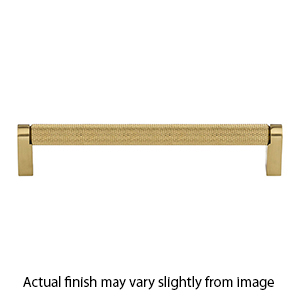 M2604 HB - Amwell - 8-13/16" Knurled Bar Pull - Honey Bronze