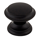 M1875 BLK - Dakota - 1-3/8" Flat Top Knob - Flat Black