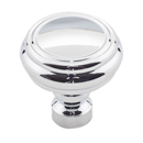 TK880 PC - Brixton - 1.25" Rimmed Knob - Polished Chrome