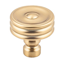 TK881 HB - Brixton - 1.25" Ridged Knob - Honey Bronze