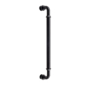 TK889 BLK - Brixton - 12" Appliance Pull - Flat Black