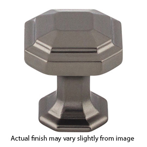 TK286AG - Emerald - 1 1/8" Cabinet Knob - Ash Gray