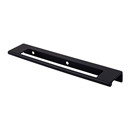 TK522BLK - Europa Tab - 6" Cut Out Pull - Flat Black