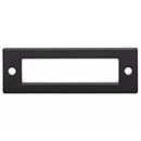 TK923BLK - Kinney - Backplate for 3" Pull - Flat Black