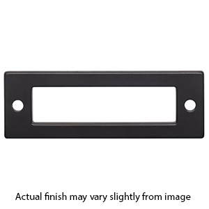 TK927BLK - Kinney - Backplate for 7-9/16" Pull - Flat Black