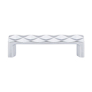 TK561PC - Quilted - 4.25" Cabinet Pull - Polished Chrome