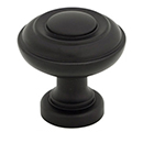 TK3070BLK - Ulster - 1.25" Cabinet Knob - Flat Black