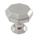 Archimedes - 7/8" Octagon Knob - Polished Nickel