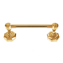 Archimedes - 18" Towel Bar - Polished Gold