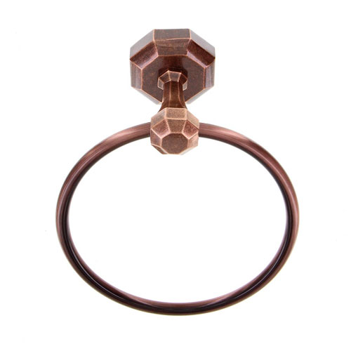 Copper towel top ring