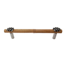 Bamboo Horizontal Leaf - 9" Cabinet Pull