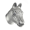 Equestre - Small Horse Knob - Satin Nickel