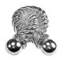 Equestre - Small Rope Knot Knob - Polished Nickel