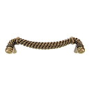 Equestre - 9" Rope Appliance Pull - Antique Brass