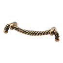 Equestre - 3" Rope Cabinet Pull - Antique Brass