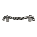 Equestre - 3" Rope Cabinet Pull - Antique Nickel