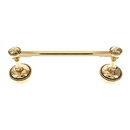 Equestre - 18" Towel Bar - Antique Gold