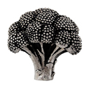 Fiori - Broccoli Knob - Antique Nickel