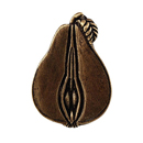 Fiori - Pear Knob - Antique Brass